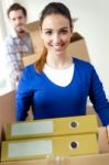 Young Couple Moving In New Home Stock Photo