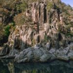 Cataract Gorge During The Day Stock Photo