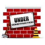 Under Construction Stock Photo