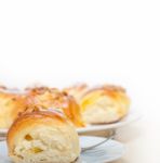 Sweet Bread Donut Cake Stock Photo