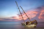 Boat Wreck Stock Photo