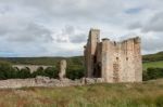 View Of The Ruins Of Edlingham Castle Stock Photo