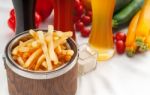 Fresh French Fries On A Bucket Stock Photo