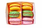 Colorful Macaroons Stock Photo