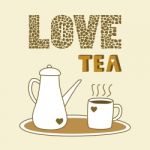 Love Tea Stock Photo