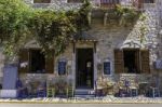 Beautiful Shop Exterior In Peloponesse Stock Photo