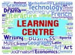 Learning Centre Represents University Educating And Word Stock Photo