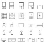 Furniture Icons Set Stock Photo