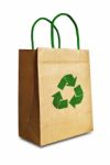 Bag Recycle Symbol Stock Photo