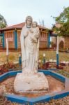 St. Mary Sculpture In Marsabit Kenya Stock Photo