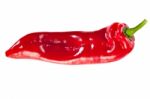 Sweet Red Ramiro Pepper Stock Photo