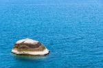 Rock And The Blue Sea At Koh Samui Stock Photo