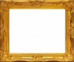 Gold Frame Stock Photo