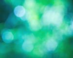 Green Bokeh Abstract Stock Photo