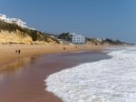 Albufeira, Southern Algarve/portugal - March 10 : View Of The Be Stock Photo