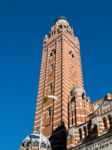 View Of The Tower At Westminster Cathedral Stock Photo