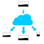 Cloud Computer Illustration Stock Photo