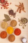 Spices And Herbs Stock Photo