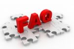 Faq Puzzle Stock Photo