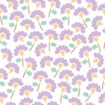 Seamless Pattern Of Flower Illustration Background Stock Photo