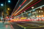 Dublin At Night Stock Photo