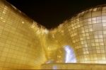 Seoul, South Korea - February 3: Dongdaemun Design Plaza Is A Modern Architecture In Seoul Designed By Zaha Hadid.photo Taken February 3,2015 In Seoul, South Korea Stock Photo