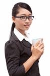 Asian Business Woman Stock Photo