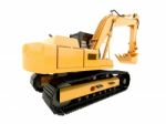 Excavator Isolated Stock Photo