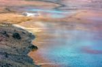 Grand Prismatic Spring Stock Photo