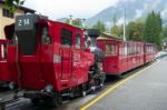 The Schafbergbahn Cog Railway In St Wolfgang Stock Photo