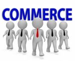 Commerce Businessmen Shows Trade Selling 3d Rendering Stock Photo