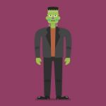 Frankenstein Halloween Character Stock Photo