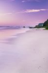 Burleigh Heads Beach During The Day Stock Photo