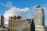 Various Styles Of Buildings Along The River Thames Stock Photo