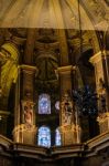 Malaga, Andalucia/spain - July 5 : Interior View Of The Cathedra Stock Photo