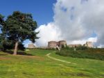 Ancient Ruins At Beeston Castle Stock Photo