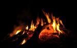 Abstract Fire Background Stock Photo