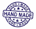 Hand Made Stamp Stock Photo