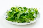 Arugula Salad Stock Photo