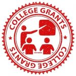 College Grants Indicates Study Fund And Educate Stock Photo