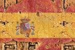 Grunge Flag Of Spain Stock Photo