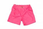 Pink Shorts Kids Stock Photo