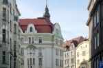 Ornate Apartment Blocks In Prague Stock Photo