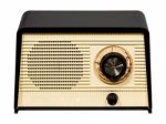 Retro Radio Stock Photo