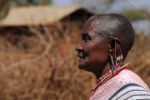 Elderly African Woman Stock Photo