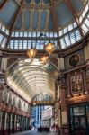 View Of Leadenhall Market Stock Photo