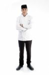 Chef With Arms Crossed Stock Photo