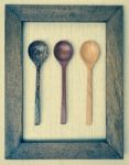 Vintage Style Wooden Spoon Stock Photo