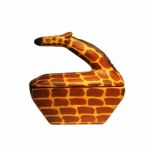 Giraffe Figurine Box Container Stock Photo