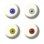 Set Of Eye Ball Stock Photo